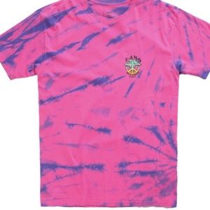 Pink and purple tie dye Vans t-shirt